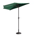 Nature Spring Nature Spring 9Ft Half-Canopy Patio Umbrella, Green 163794ICZ